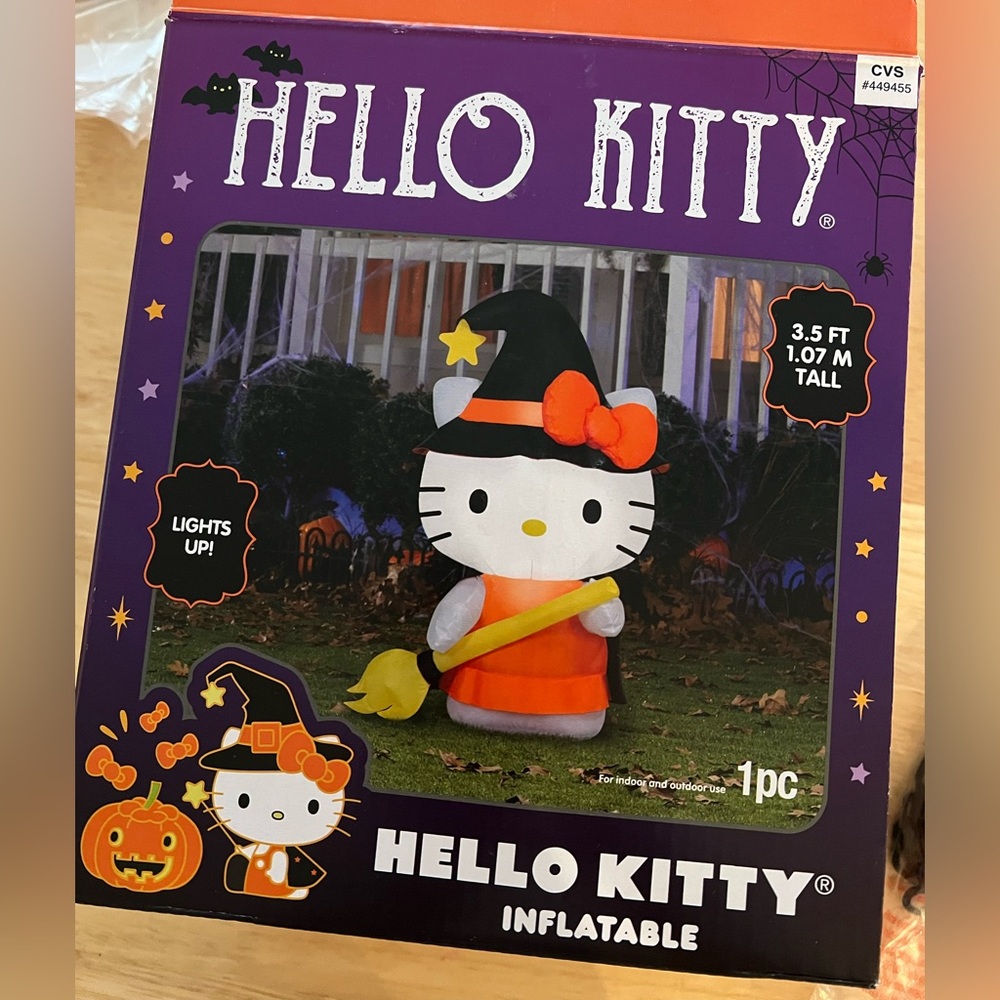 Hello Kitty Halloween Inflatable